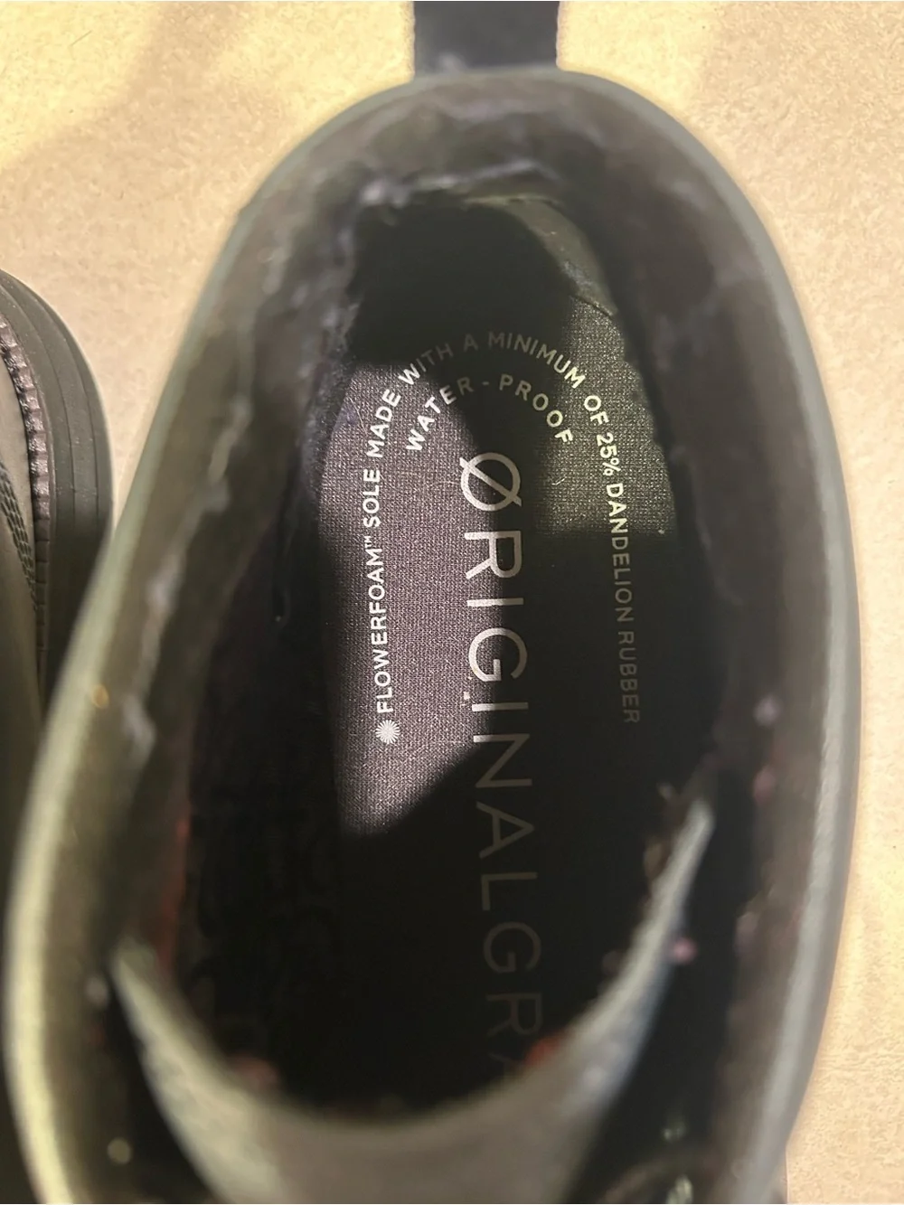 Cole Haan Men's Navy Blue Leather Lace-Up Chukka Boots - Waterproof 10.5